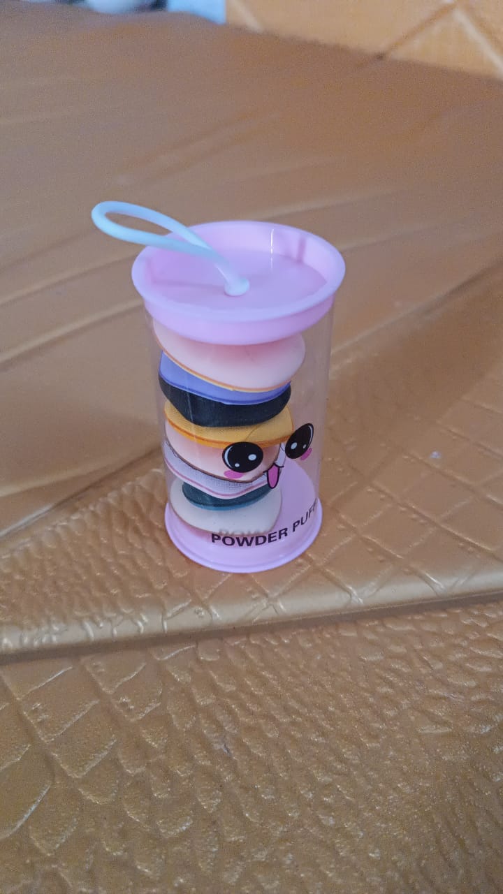 Mini Finger Makeup Powder Puff (Multicolour, 8 Pcs Set) Mini Finger Makeup Powder Puff (Multicolour, 8 Pcs Set)